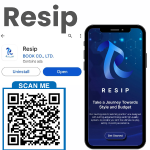 .Resip app จองบริการ ระบบนัดหมาย จองตั๋ว จองร้านอาหาร จองโรงแรม จองรถเช่า  